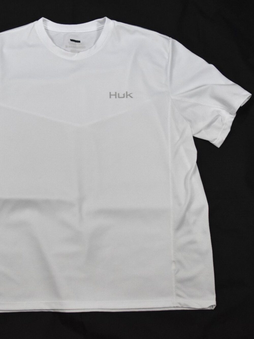 HUK Men's White Fishing Shirt Short Sleeve Active Top XXL Outdoor Wear